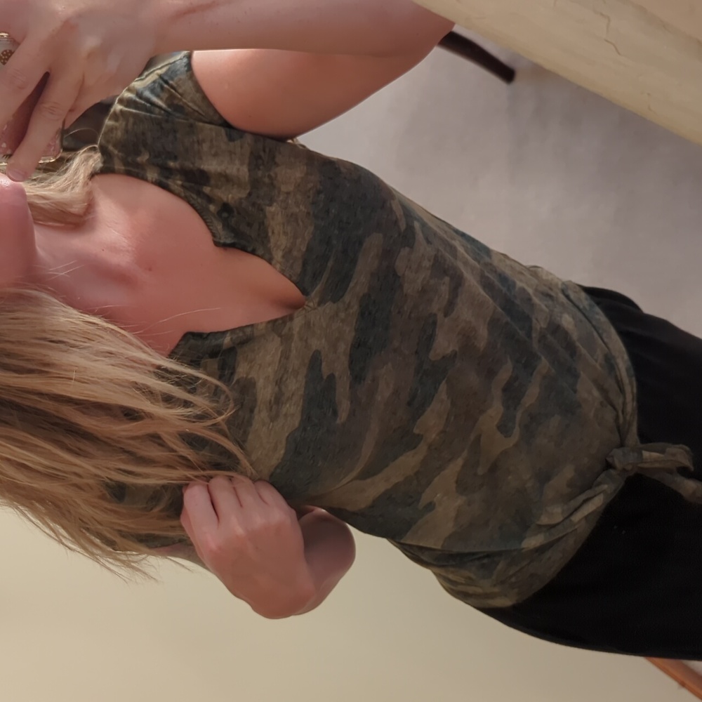 Lucky brand camo top